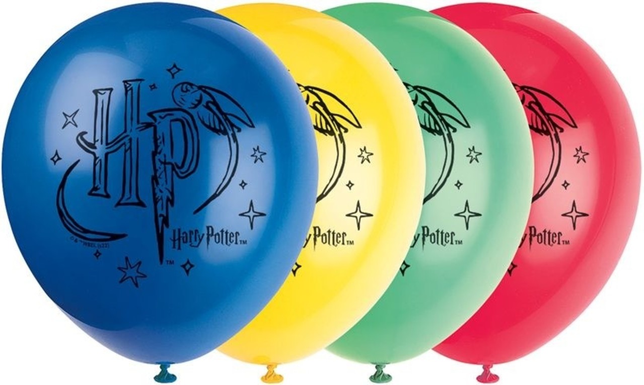Unique Party Ballons Harry Potter HP 30cm | 8 pièces Unique Party Ballons Harry Potter HP 30cm | 8 pièces