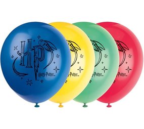 Unique Party Balloons Harry Potter HP 30cm | 8 pieces Unique Party Balloons Harry Potter HP 30cm | 8 pieces