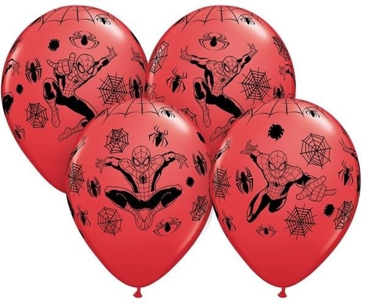 Qualatex Spiderman ballonnen 30cm | 6 stuks Qualatex Spiderman ballonnen 30cm | 6 stuks
