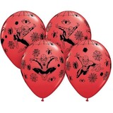 Qualatex Spiderman -Luftballons 30 cm | 6 Stück