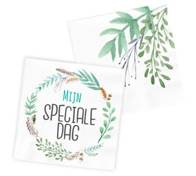 Folat Serviettes Mon jour spécial 33x33cm | 20 morceaux Folat Serviettes Mon jour spécial 33x33cm | 20 morceaux