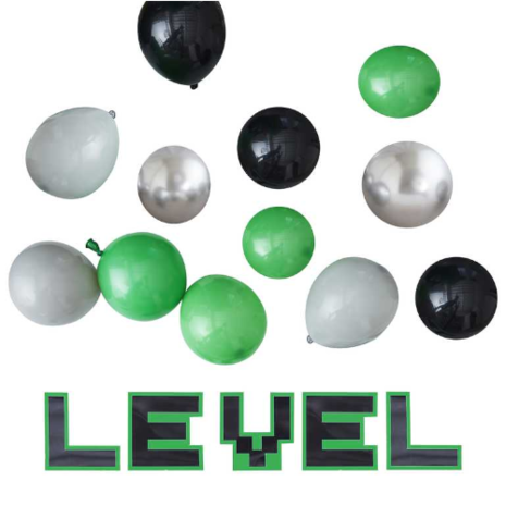 Ginger Ray Game On ballons | Avec des lettres