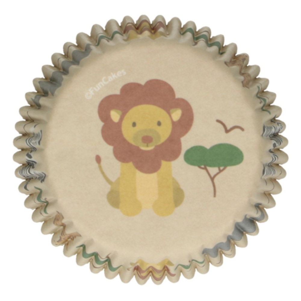 Fun Cakes Safari en Jungle cupcake vormen | 48 stuks