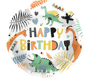 Folat Dinosaurus Helium Ballon Roars 45cm | per Unit Folat Dinosaurus Helium Ballon Roars 45cm | per Unit