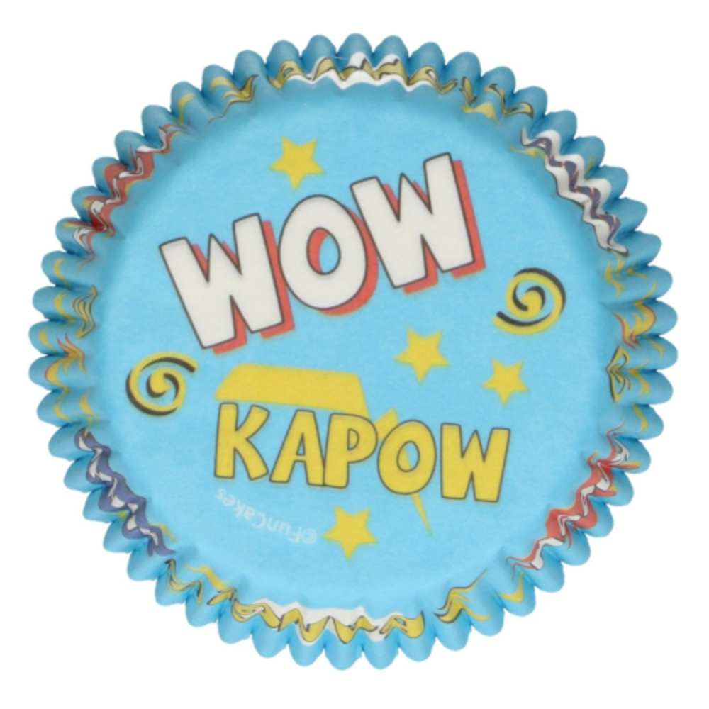 Fun Cakes Formes de cupcake Superheroes | 48 pièces