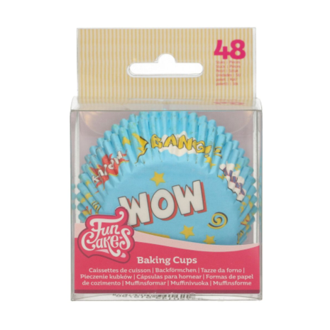 Fun Cakes Superhero Cupcake Forming 48 pieces Fun Cakes Superhero Cupcake Forming 48 pieces