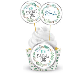 Folat Mein besonderer Tag Cupcake Decoration Set | 12-teilig Folat Mein besonderer Tag Cupcake Decoration Set | 12-teilig