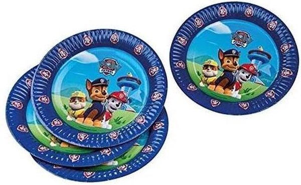 Tib Pfotenpatrouillenzeichen Blau 23cm | 6 Stück Tib Pfotenpatrouillenzeichen Blau 23cm | 6 Stück