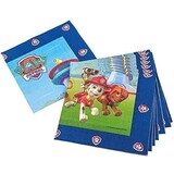Tib Paw Patrol Servietten Blau 33x33cm | 20 Teile