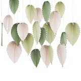 Ginger Ray Fond de feuilles de palmier vert et crème | 25 pièces Ginger Ray Fond de feuilles de palmier vert et crème | 25 pièces