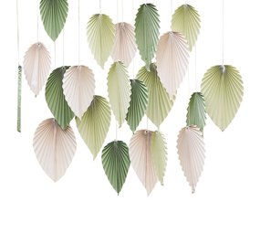 Ginger Ray Fond de feuilles de palmier vert et crème | 25 pièces Ginger Ray Fond de feuilles de palmier vert et crème | 25 pièces
