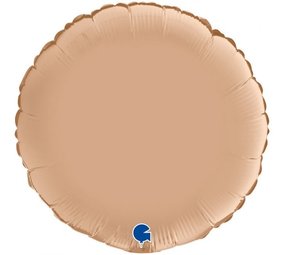 Grabo Nude satin helium ballon rond | 46 cm Grabo Nude satin helium ballon rond | 46 cm