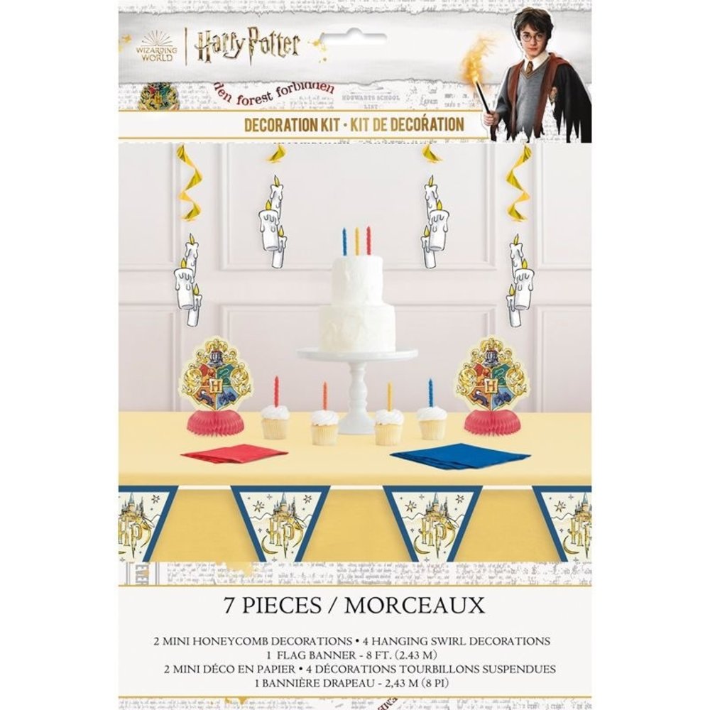 Unique Party Kit de décoration Harry Potter | 7 pièces Unique Party Kit de décoration Harry Potter | 7 pièces