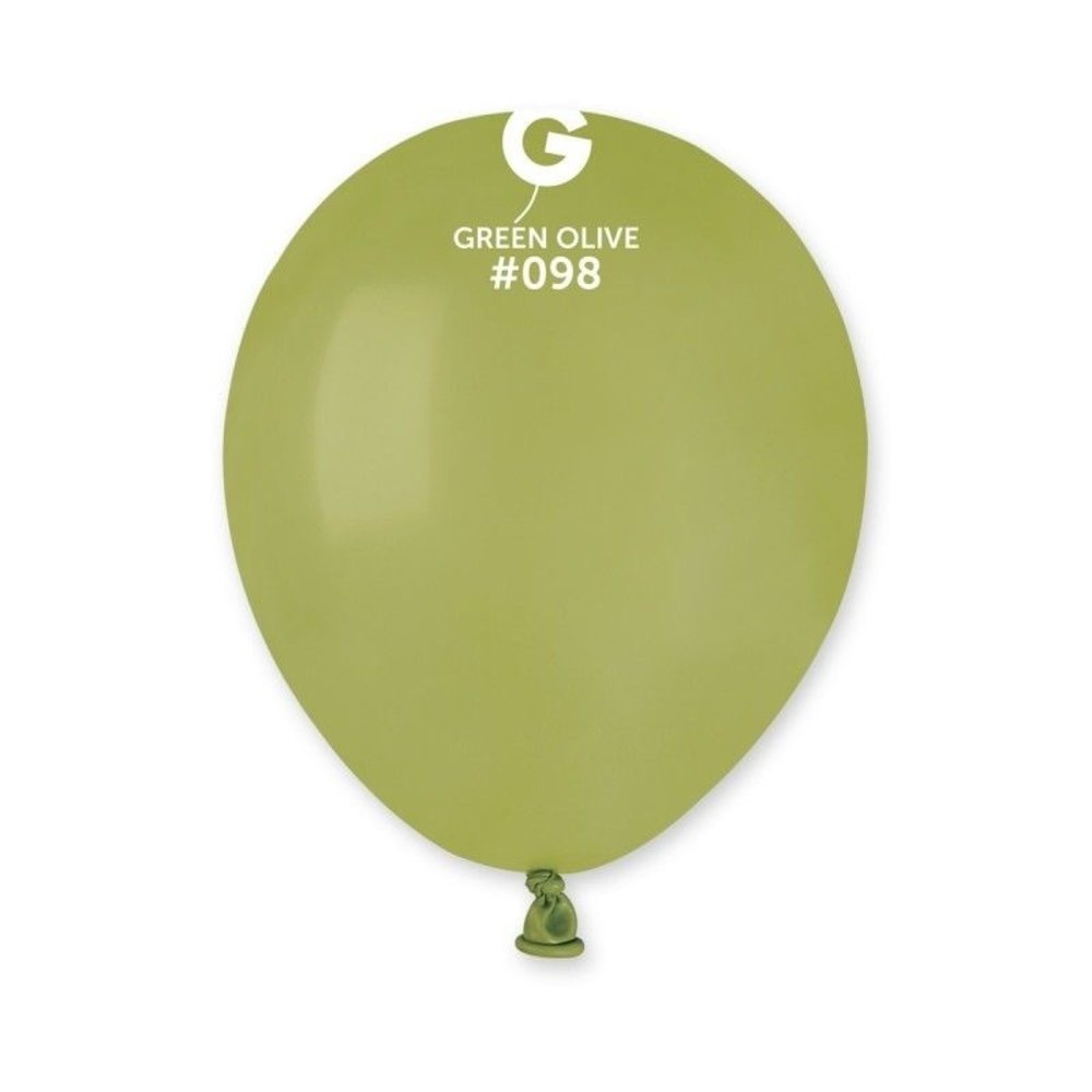 Gemar Olivgrüne Luftballons 13cm | 50 Stück Gemar Olivgrüne Luftballons 13cm | 50 Stück