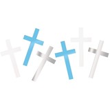 Unique Party Confetti croix bleu | sac 14 grammes Unique Party Confetti croix bleu | sac 14 grammes