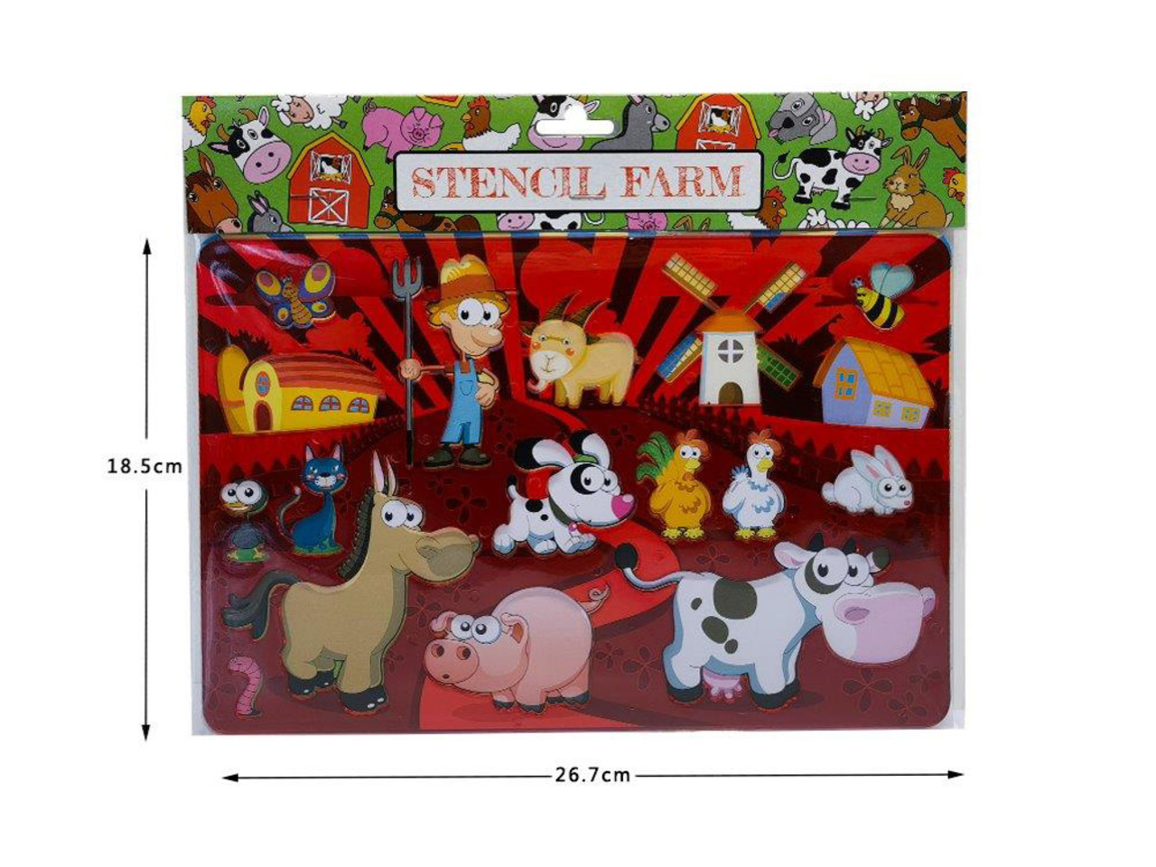 LG Imports Farm Animal Templates Set set | per Unit LG Imports Farm Animal Templates Set set | per Unit