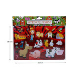 LG Imports Set de pochoirs pour animaux de la ferme | par unité LG Imports Set de pochoirs pour animaux de la ferme | par unité