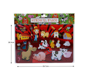 LG Imports Farm Animal Templates Set set | per Unit LG Imports Farm Animal Templates Set set | per Unit