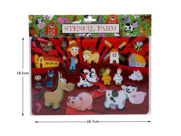 LG Imports Farm Animal Templates Set set | per Unit LG Imports Farm Animal Templates Set set | per Unit