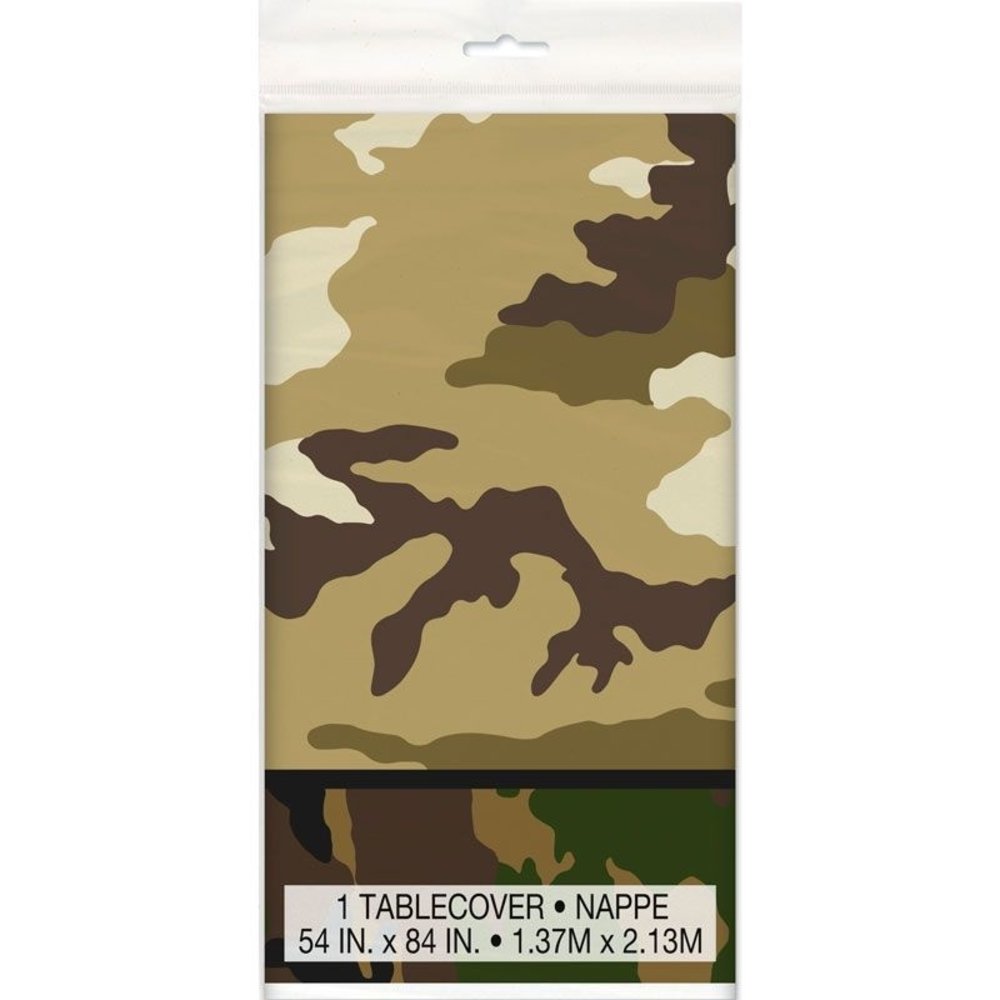 Unique Party Nappe Camouflage Militaire | 1.37x2.13m Unique Party Nappe Camouflage Militaire | 1.37x2.13m