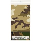 Unique Party Tischdecke Camouflage Military | 1,37 x 2,13 m Unique Party Tischdecke Camouflage Military | 1,37 x 2,13 m
