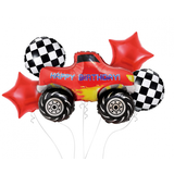 Godan Monster Truck ballonnen boeket | 5-delig Godan Monster Truck ballonnen boeket | 5-delig
