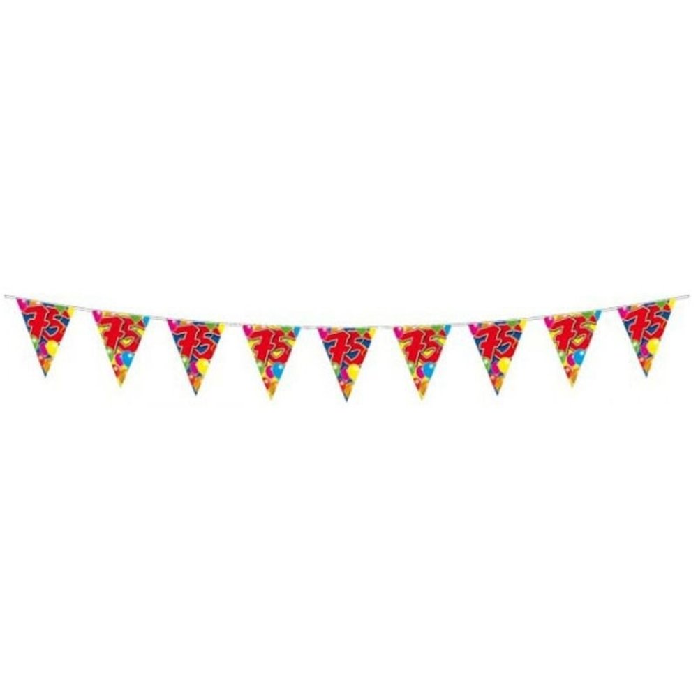 Flag -Linie 75 Jahre doppelseitig Flag -Linie 75 Jahre doppelseitig
