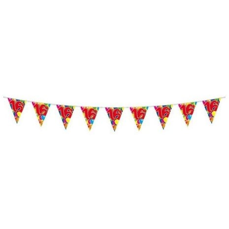 Folat Flag line 16 years double -sided 6 meters