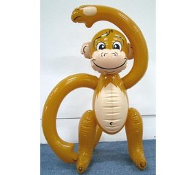 Folat Inflatable Monkey 61cm | per piece Folat Inflatable Monkey 61cm | per piece