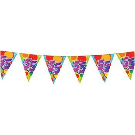 Haza - Witbaard Flag line 55 years party | 6 meters Haza - Witbaard Flag line 55 years party | 6 meters