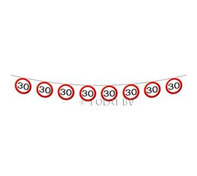 Folat Slinger 30 traffic sign cardboard