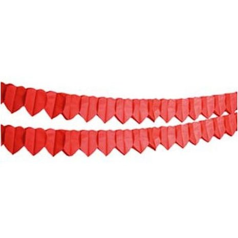 Chair garland red 2 pieces