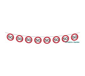 Folat Slinger cardboard 50 years of traffic sign Folat Slinger cardboard 50 years of traffic sign