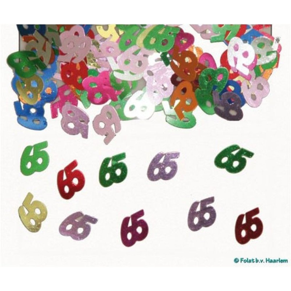 Folat Confetti 65 jaar