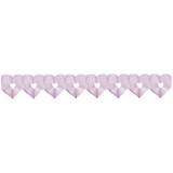 Guirlande coeur petit rose ouvert