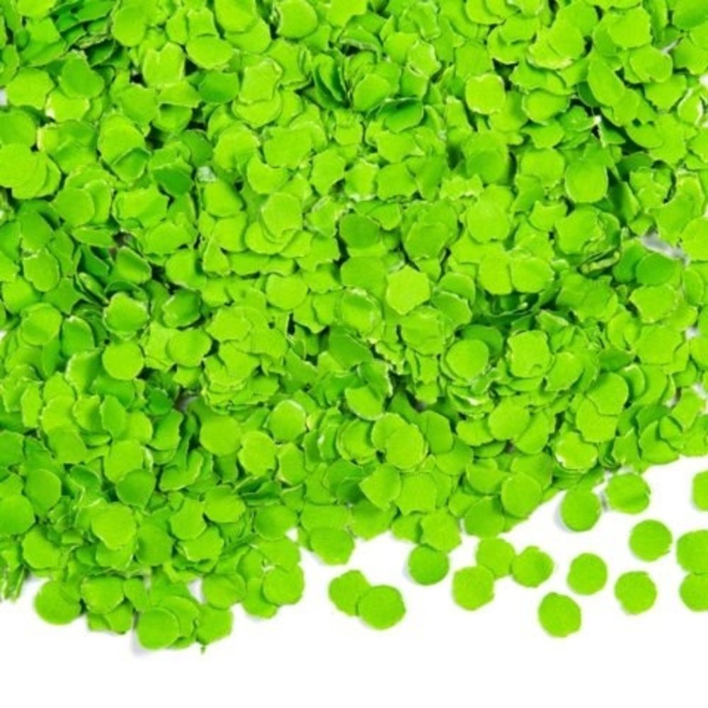 Globos Nordic Confetti limegroen papier 100gr Globos Nordic Confetti limegroen papier 100gr