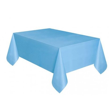 Unique Party Nappe en plastique bleu de poudre | 137x274cm Unique Party Nappe en plastique bleu de poudre | 137x274cm