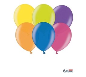 Couleurs assorties de ballon métallique fort 100 pièces