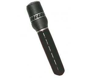 Microphone gonflable noir