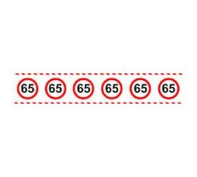 Folat Sales ribbon traffic sign 65 years Folat Sales ribbon traffic sign 65 years
