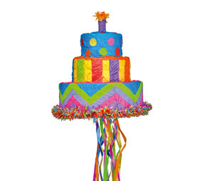 Amscan Pinata 3D party cake Pull Amscan Pinata 3D party cake Pull