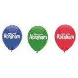 Ballon Abraham Groen-Blauw-Rood 6 Teile