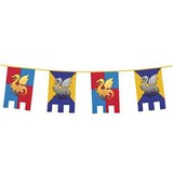 Boland Fahnenlinie Ritter mit Dragon Square Boland Fahnenlinie Ritter mit Dragon Square