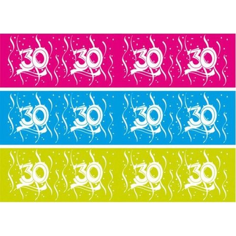 Folat Verkaufsband 30 Jahre blau