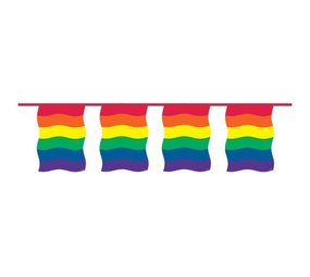 Flag line rainbow square Flag line rainbow square