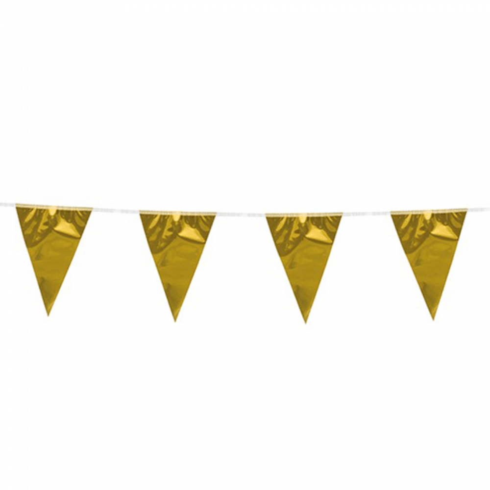 Flag Line Gold Metallic | 10 meters Flag Line Gold Metallic | 10 meters