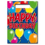 Partytasche alles Gute zum Geburtstag Balloons 8 Stücke