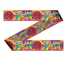 Afzetlint Sarah! Afzetlint Sarah!