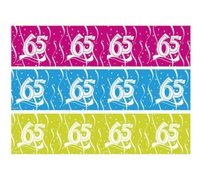 Folat Verkaufsband 65 Jahre Magenta-Red