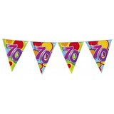 Flag line 70 years party | 10 meters Flag line 70 years party | 10 meters